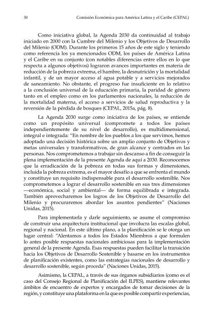 Planificación para el desarrollo en América Latina y el Caribe: enfoques, experiencias y perspectivas