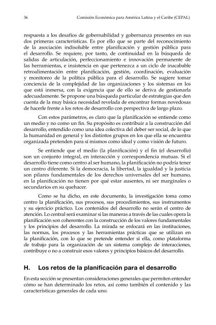 Planificación para el desarrollo en América Latina y el Caribe: enfoques, experiencias y perspectivas