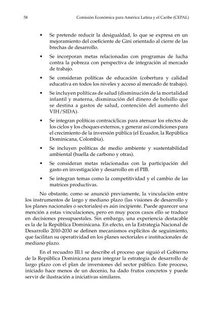 Planificación para el desarrollo en América Latina y el Caribe: enfoques, experiencias y perspectivas