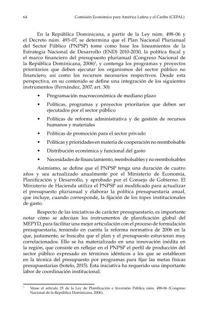 Planificación para el desarrollo en América Latina y el Caribe: enfoques, experiencias y perspectivas