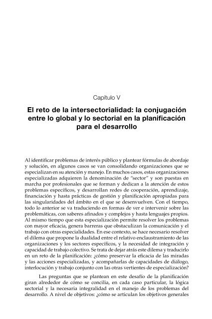 Planificación para el desarrollo en América Latina y el Caribe: enfoques, experiencias y perspectivas