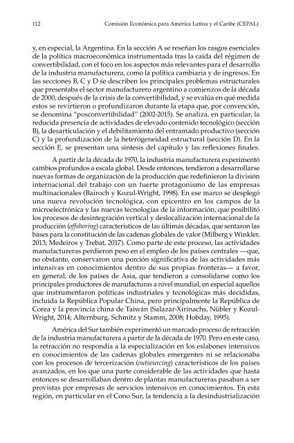 Manufactura y cambio estructural: aportes para pensar la política industrial en la Argentina