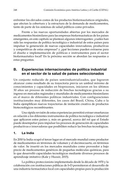 Manufactura y cambio estructural: aportes para pensar la política industrial en la Argentina