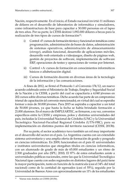 Manufactura y cambio estructural: aportes para pensar la política industrial en la Argentina