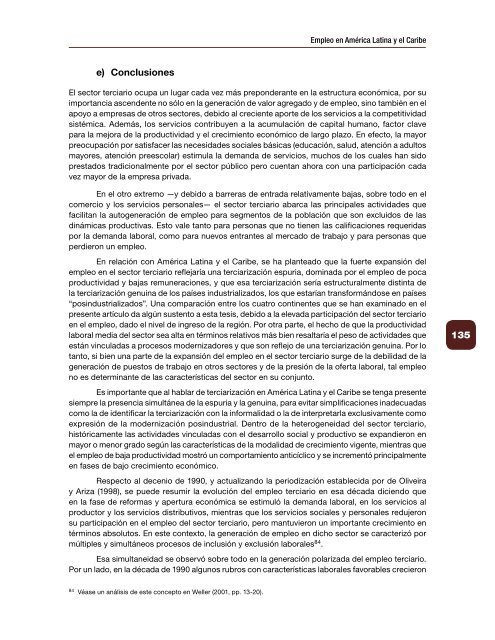 Empleo en América Latina y el Caribe. Textos seleccionados 2006-2017