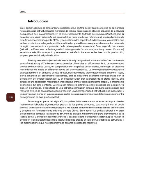 Empleo en América Latina y el Caribe. Textos seleccionados 2006-2017