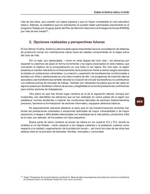 Empleo en América Latina y el Caribe. Textos seleccionados 2006-2017