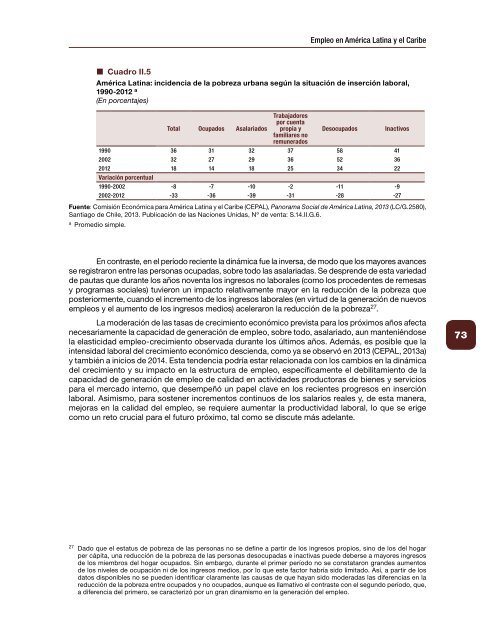 Empleo en América Latina y el Caribe. Textos seleccionados 2006-2017