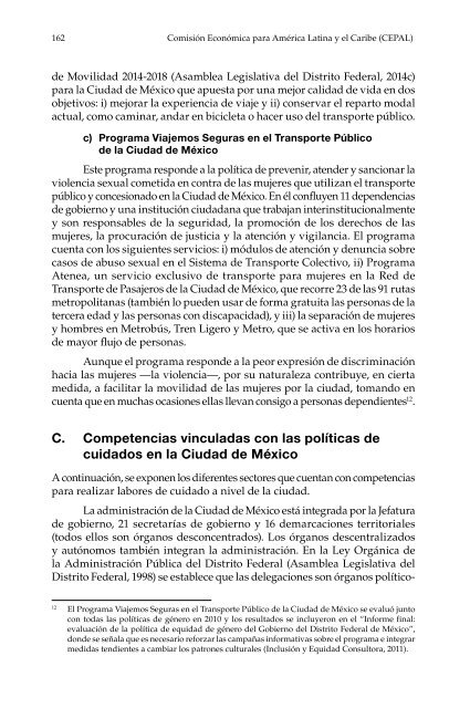 ¿Quién cuida en la ciudad?: aportes para políticas urbanas de igualdad