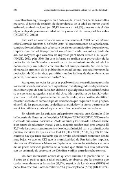 ¿Quién cuida en la ciudad?: aportes para políticas urbanas de igualdad