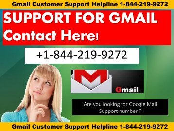 Gmail Password Recovery Helpline Number +1-844-219-9272 USA