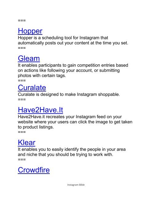 Instagram Guide - How To Get Instagram Traffic