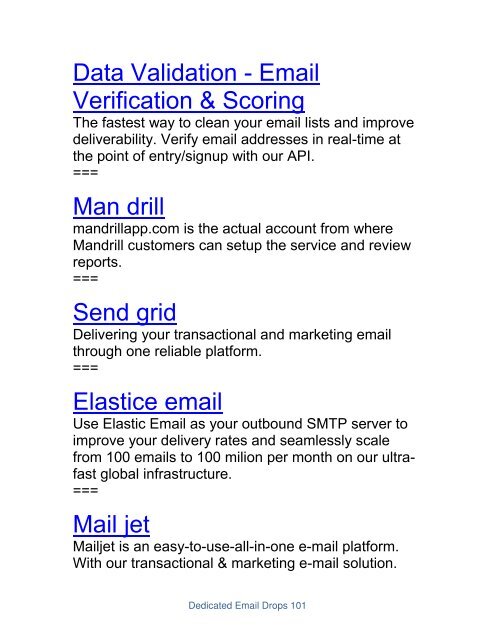 Dedicated Email Guide - How To Do Email Marketing