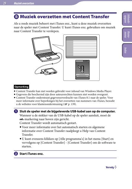 Sony NWZ-A845 - NWZ-A845 Consignes d&rsquo;utilisation N&eacute;erlandais