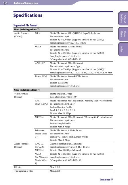 Sony NWZ-A845 - NWZ-A845 Consignes d&rsquo;utilisation Anglais