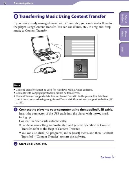 Sony NWZ-A845 - NWZ-A845 Consignes d&rsquo;utilisation Anglais