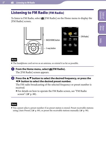 Sony NWZ-A845 - NWZ-A845 Consignes d&rsquo;utilisation Anglais