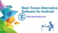 Best iTunes Alternative Software for Android