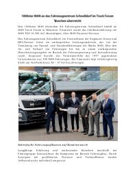1000ster MAN an das Fahrzeugzentrum Schnelldorf im Truck Forum München überreicht