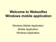 Windows Mobile Application, Mobile Application, IOS Mobile Application, Android Mobile Application