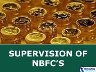 What are the NON Banking Financial Intermediaries, NBFC RBI, NBFC Example