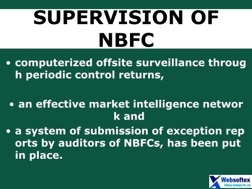 What are the NON Banking Financial Intermediaries, NBFC RBI, NBFC Example