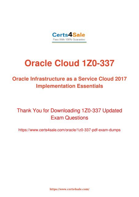 [2017] 1Z0-337 Exam Material - Oracle 1Z0-337 Dumps