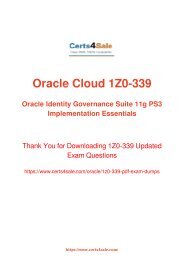 [2017] 1Z0-339 Exam Material - Oracle 1Z0-339 Dumps