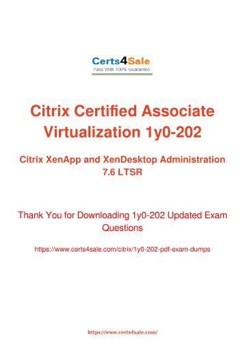 [2017] 1Y0-202 Exam Material - Citrix 1Y0-202 Dumps