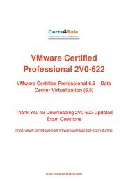 [2017] 2V0-622PSE Exam Material - VMware 2V0-622PSE Dumps