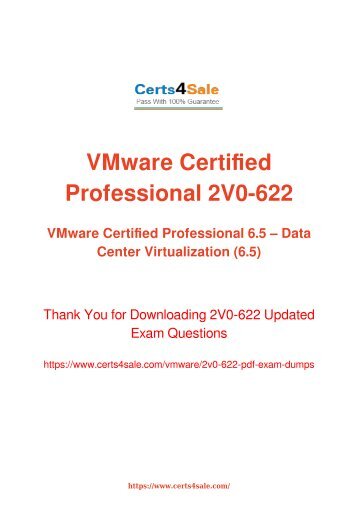 [2017] 2V0-622PSE Exam Material - VMware 2V0-622PSE Dumps