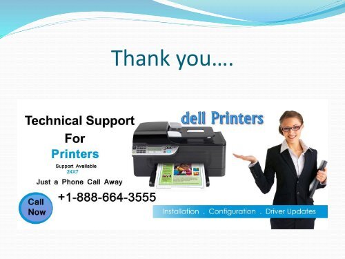 Dell Printer technical support number +1-888-664-3555