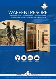 HARTMANN TRESORE Waffentresore Katalog// Gun safes catalogue 2017