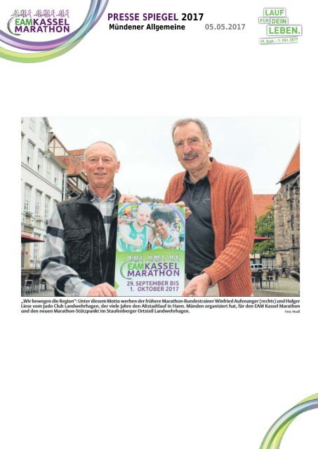 EAM Kassel Marathon - Pressespiegel 2017