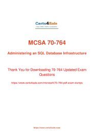 [2017] 70-764 Exam Material - Microsoft 70-764 Dumps