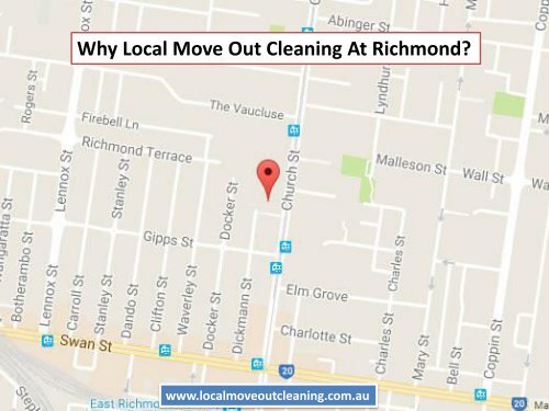 Why Local Move Out Cleaning At Richmond?