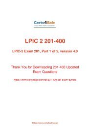 [2017] 201-400 Exam Material - LPI 201-400 Dumps