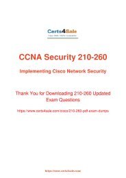 [2017] 210-260 Exam Material - Cisco 210-260 Dumps