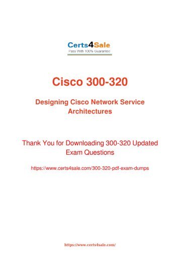 [2017] 300-320 Exam Material - Cisco 300-320 Dumps