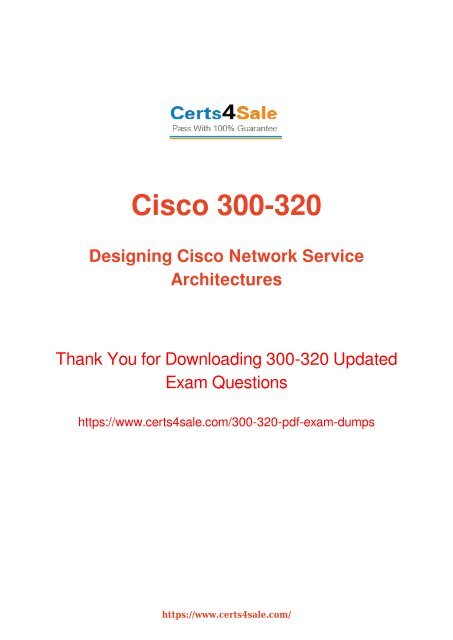 [2017] 300-320 Exam Material - Cisco 300-320 Dumps