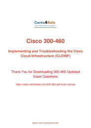 [2017] 300-460 Exam Material - Cisco 300-460 Dumps