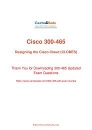 [2017] 300-465 Exam Material - Cisco 300-465 Dumps