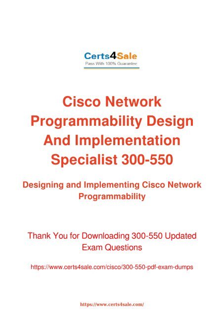 [2017] 300-550 Exam Material - Cisco 300-550 Dumps
