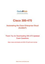 [2017] 300-470 Exam Material - Cisco 300-470 Dumps