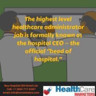 Hospital CEO Email List