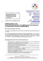 Stellungnahme der IGVM e.V. zur IDD an BMWi, Berlin 2017-11-24  