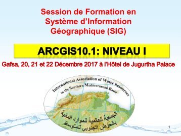 Programme de la  formation   ArcGis2017