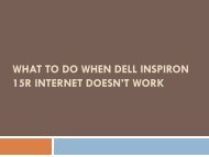What To Do When Dell Inspiron 15R Internet Doesn’t Work