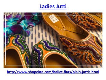 Ladies Jutti