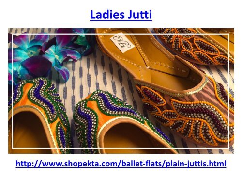 Ladies Jutti